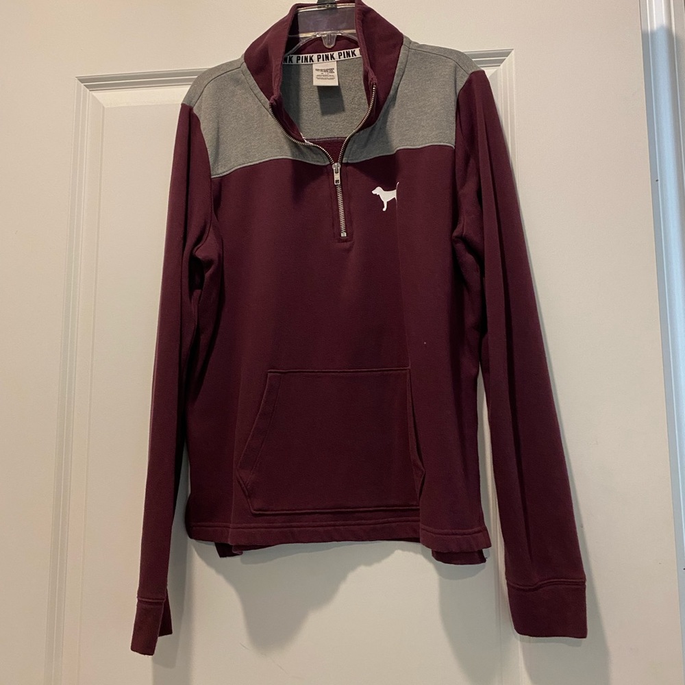 PINK! Quarter Zip jacket!